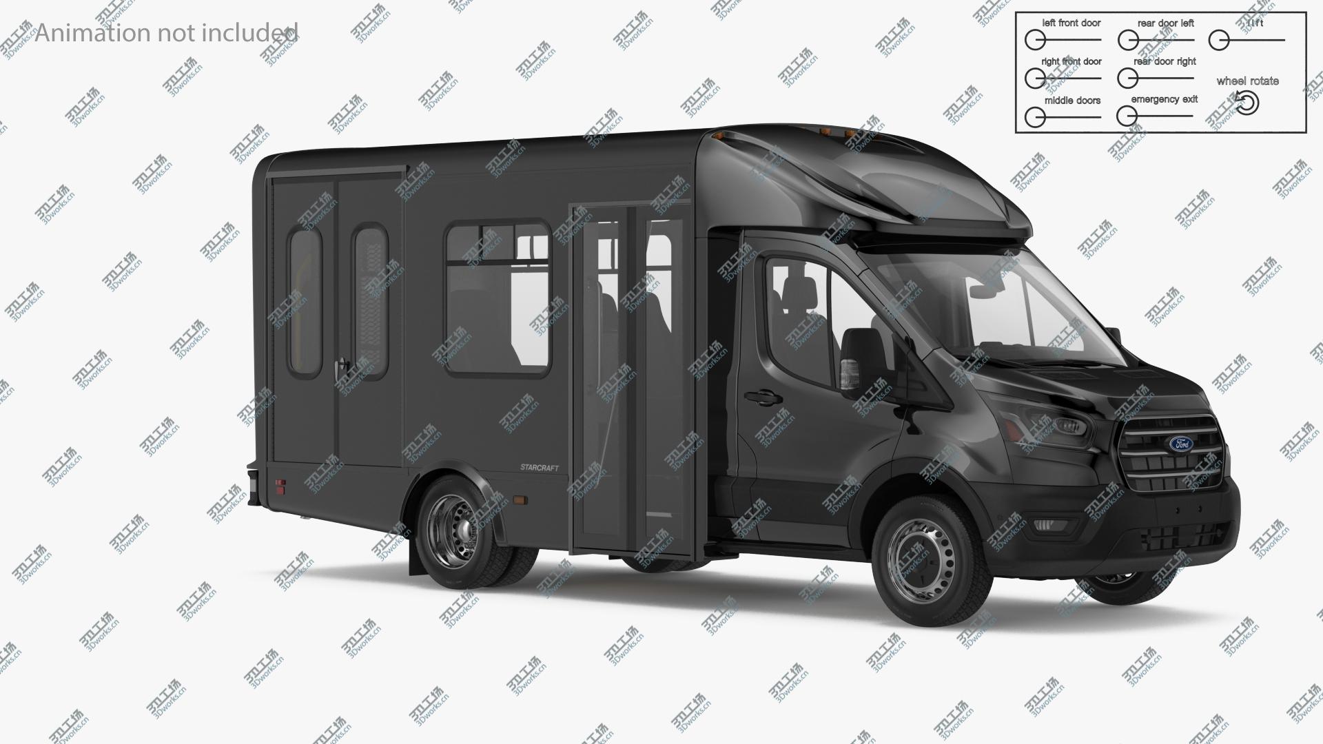 images/goods_img/20210313/Ford Starcraft Executive Shuttle Bus Rigged 3D/2.jpg